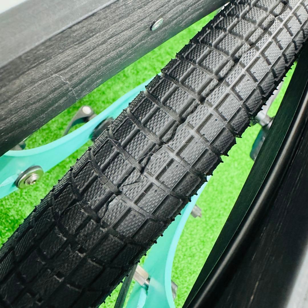 美品 halfbike2 ハーフバイク 折りたたみ自転車 ブルー 20インチ