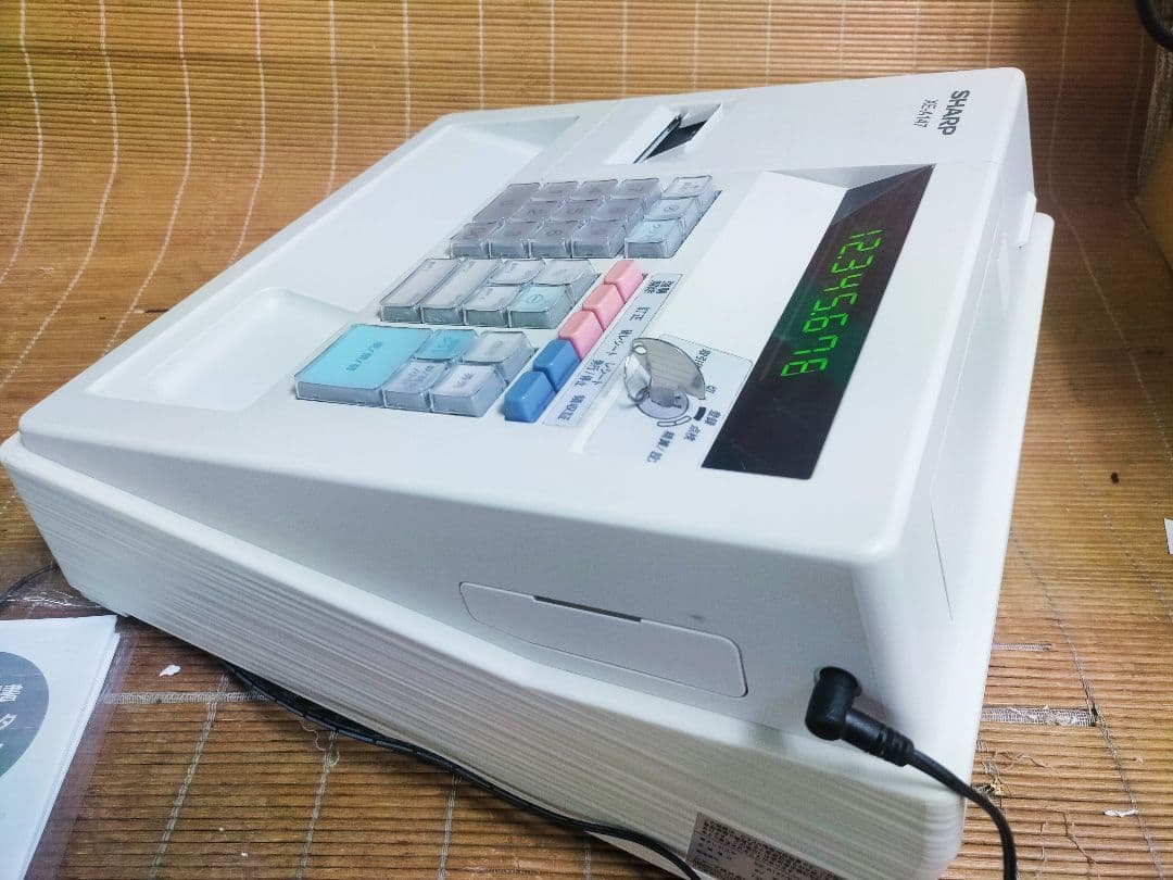 シャープレジスター　XE-A147　PC連携売上管理フル設定無料　334400