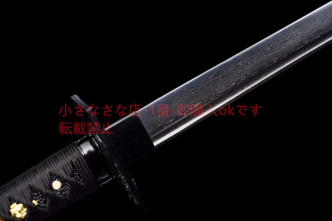 黒出し模様鋼【竜騎直刀】 古兵器 武具 刀装具 日本刀 模造刀 居合刀