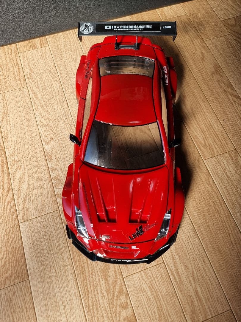 タミヤ TT02 シャーシ、GT-R R35 リバティウォークボディ