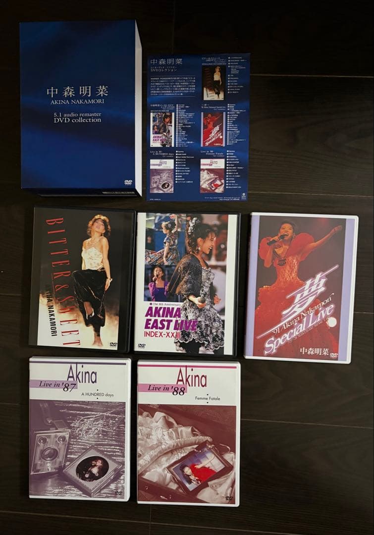 中森明菜DVD collection 1.2セット