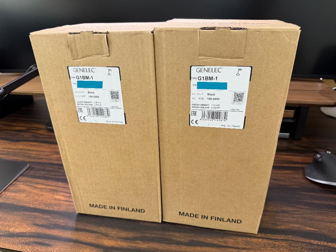 GENELEC G One　スタジオモニタースピーカー（ペア）美品　元箱あり