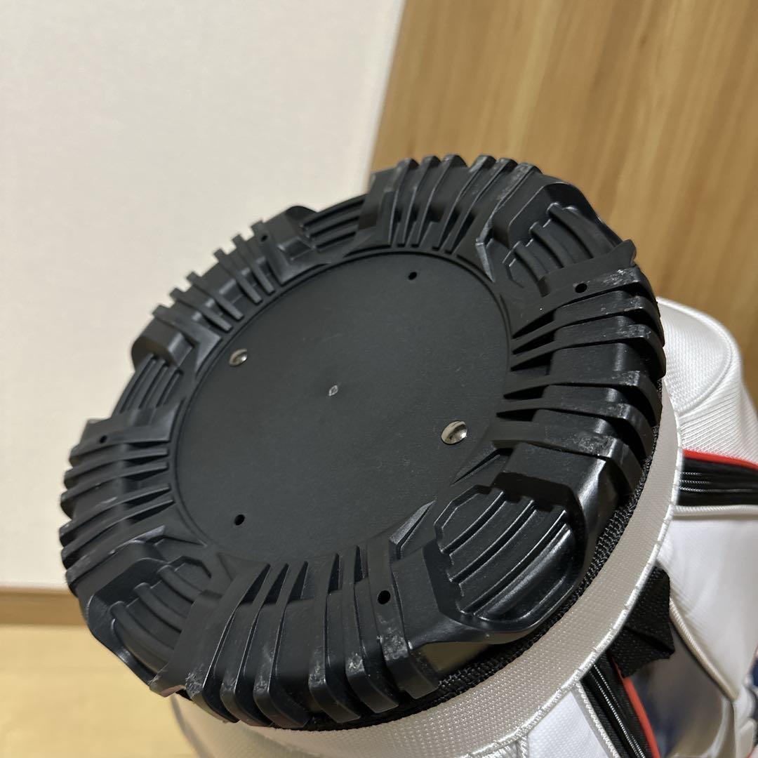 極美品 adidas golf アディダス ゴルフ キャディバッグ ５口 軽量