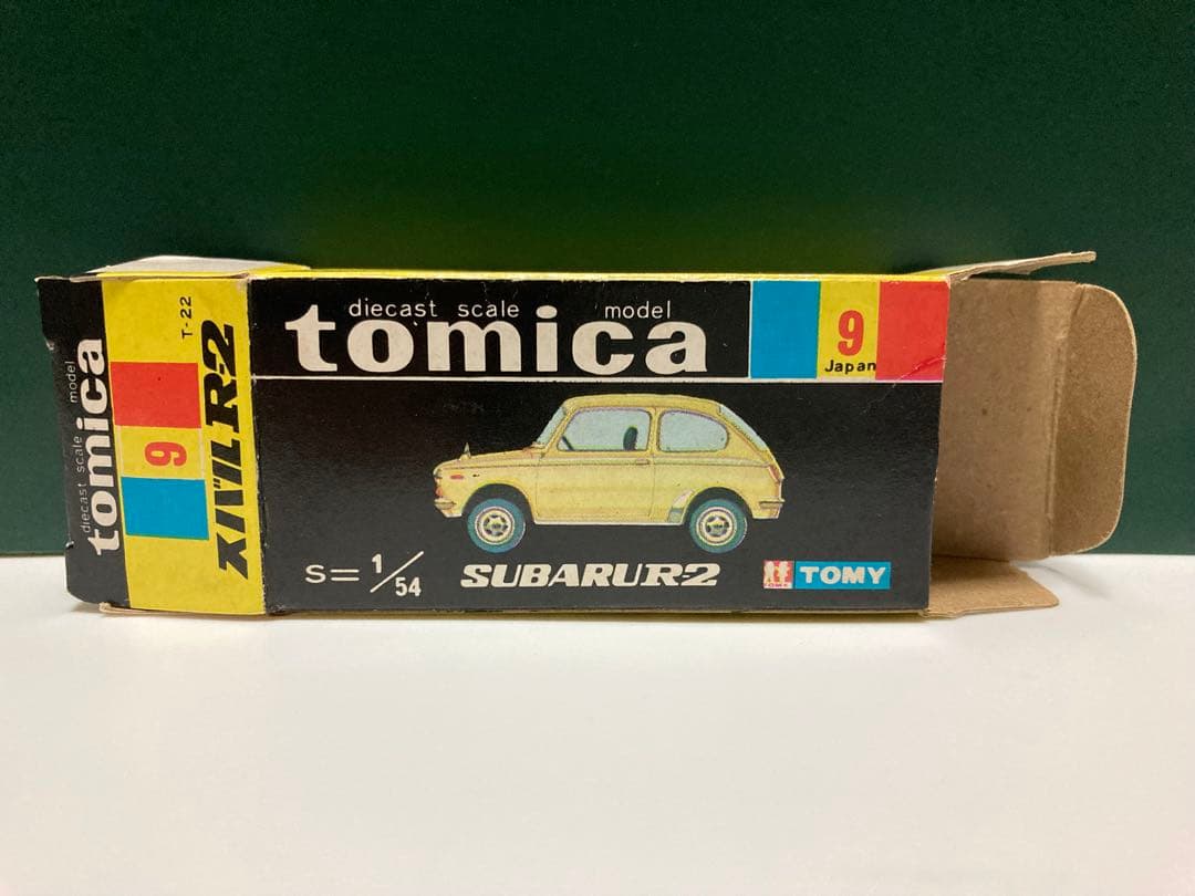 トミカ　黒箱　日本製　スバル　R-2 白シート