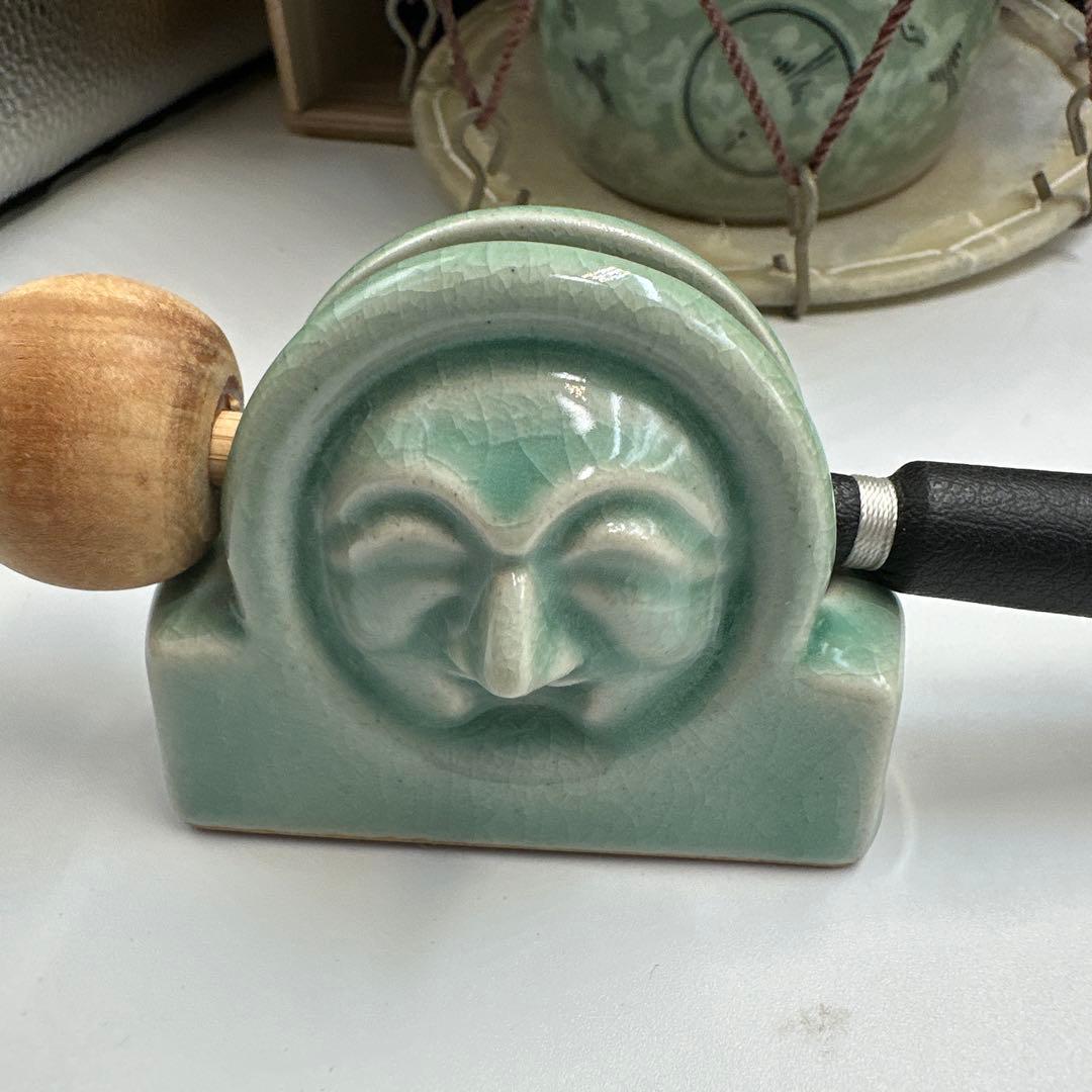 韓国民族楽器チャンゴ陶器製太鼓