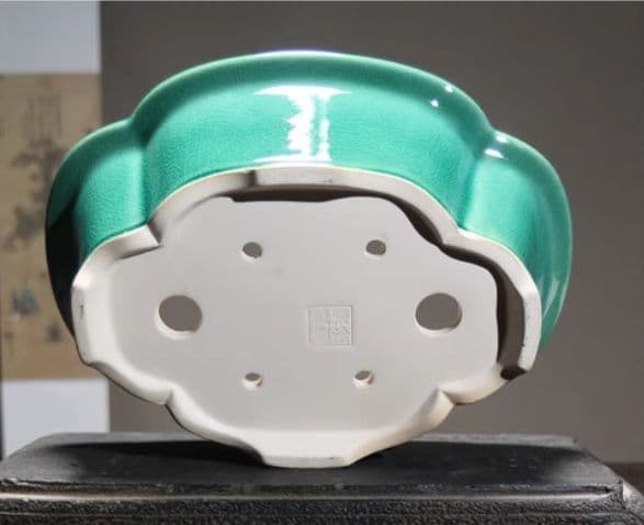 海棠形をた鉢 多肉植物鉢 紫砂鉢 盆栽鉢 植木鉢 小品盆栽鉢 大品盆栽鉢