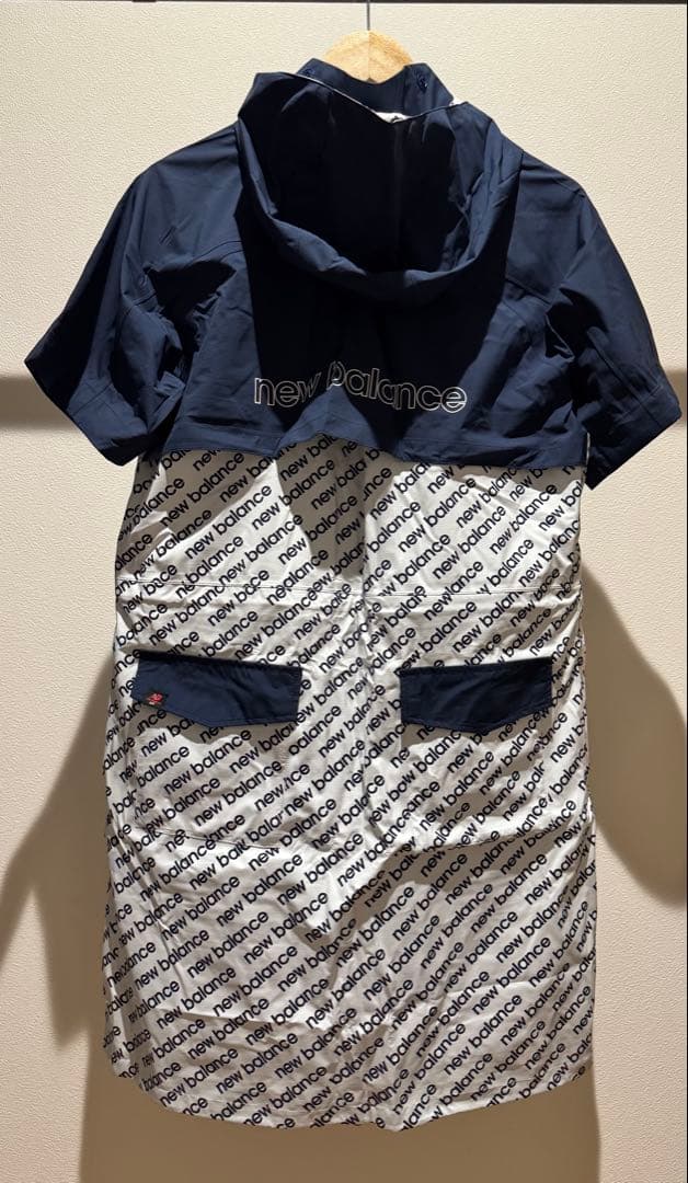 new balance レインウェアセット ネイビー/ホワイト