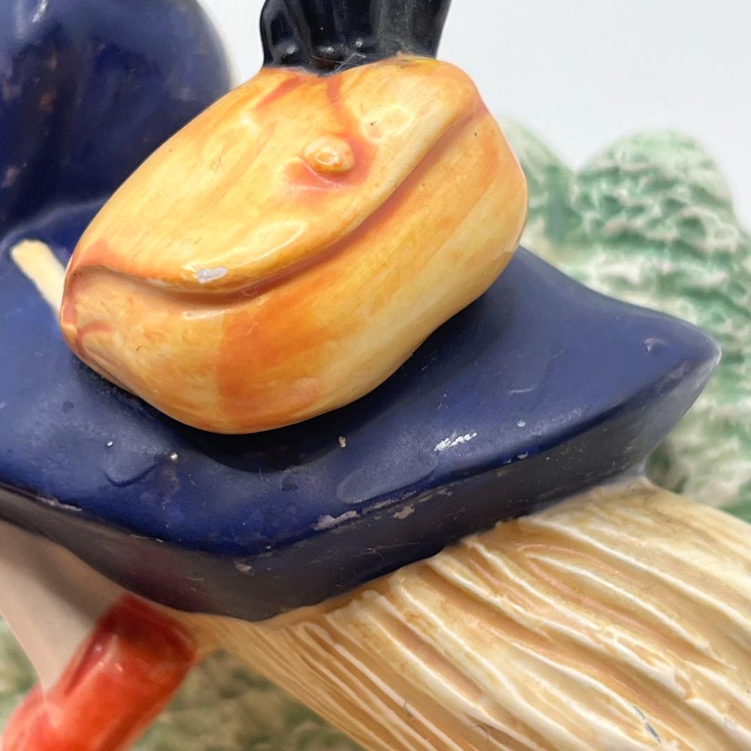 【レア】魔女の宅急便 オルゴール 置物 キキ　ジジ ルージュの伝言 ジブリ　陶器