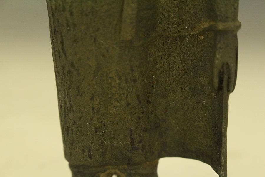 仏教 東南アジア スコータイ 古銅 仏像 高14.5cm 時代物(A429)