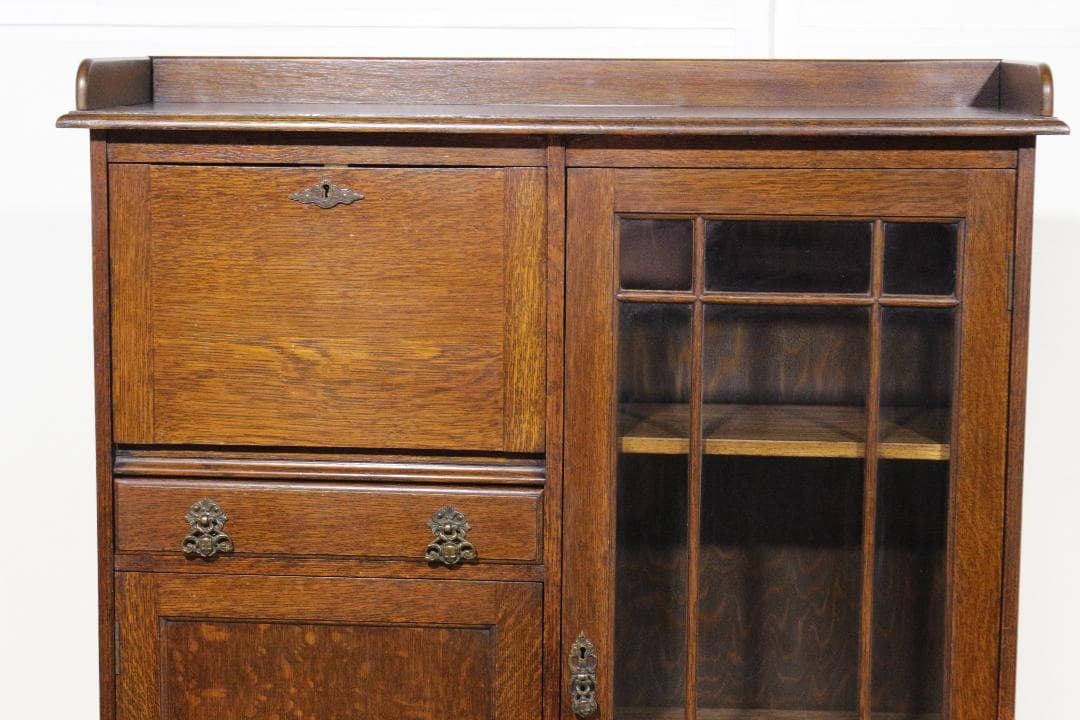 ★CAURSES AU AN TIQUES★キャビネット★木製アンティーク家具★