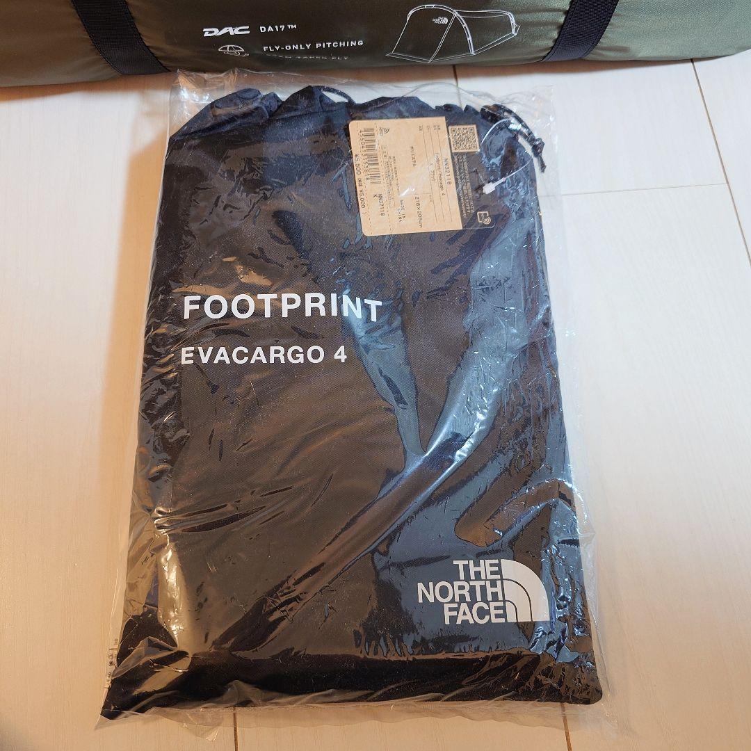 【新品未使用】ノースフェイス　エバカーゴ4&フットプリントセット