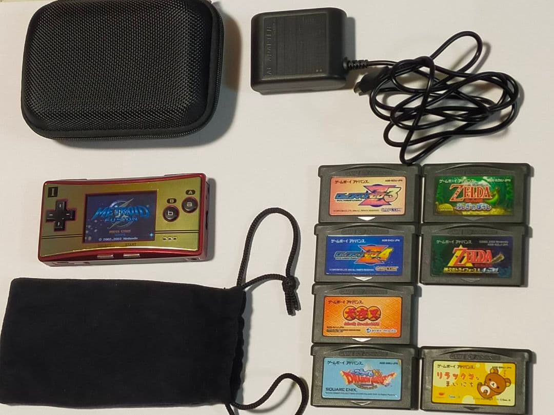 任天堂　ゲームボーイアドバイスミクロ　ファミコンカラー　ソフト8本付　その他