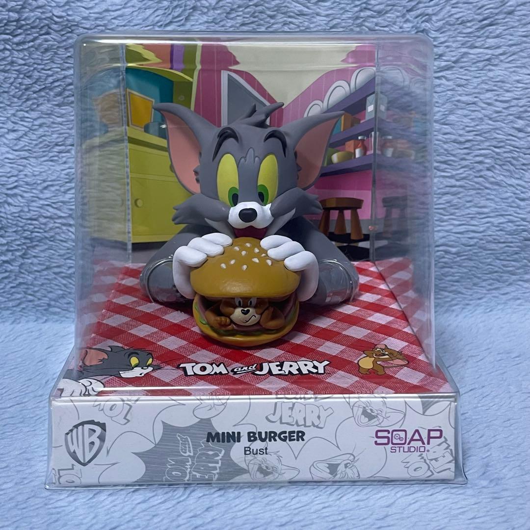 ｟新品未開封｠トムとジェリー ソープスタジオフィギュア　ミニ・バーガー3種セット