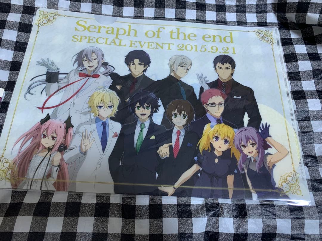 終わりのセラフ　ジャンプフェスタ　配布物　せらふぇす　クリアファイル