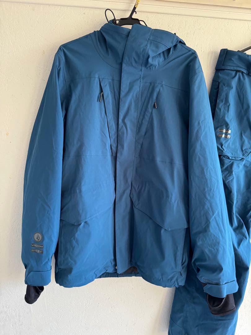 ボルコム　スノーボードウェア　上下セット　S GORE-TEX ブルー