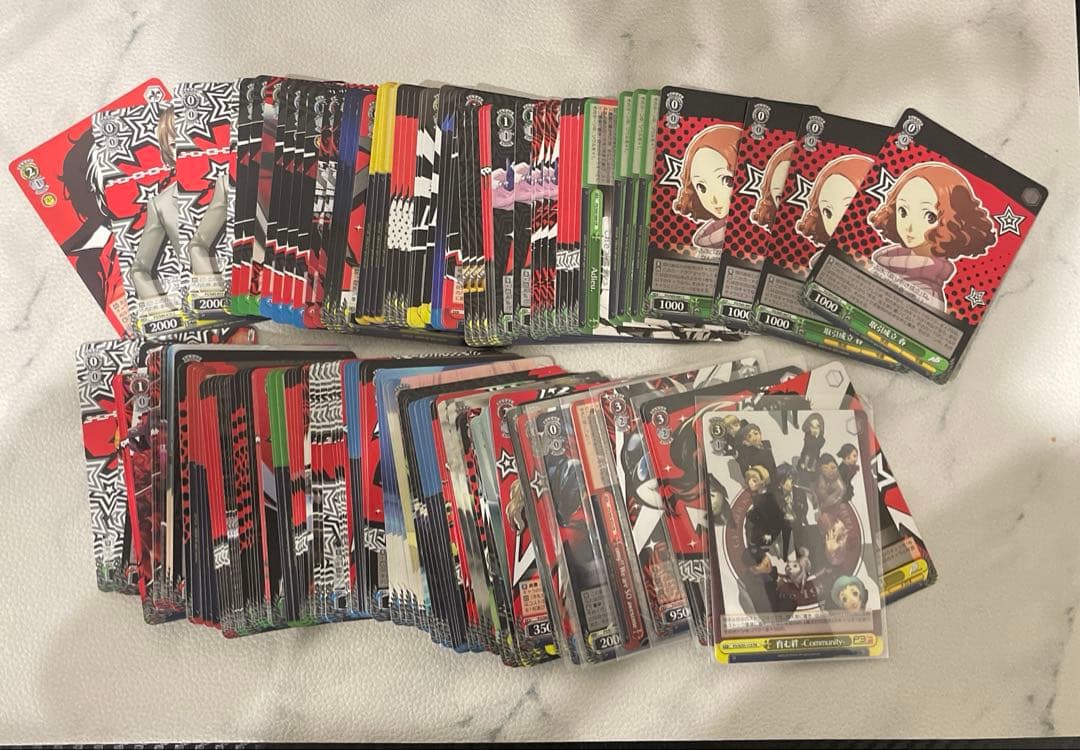 ヴァイスシュヴァルツ　ペルソナ5デッキ　風ストブ　+デッキパーツ