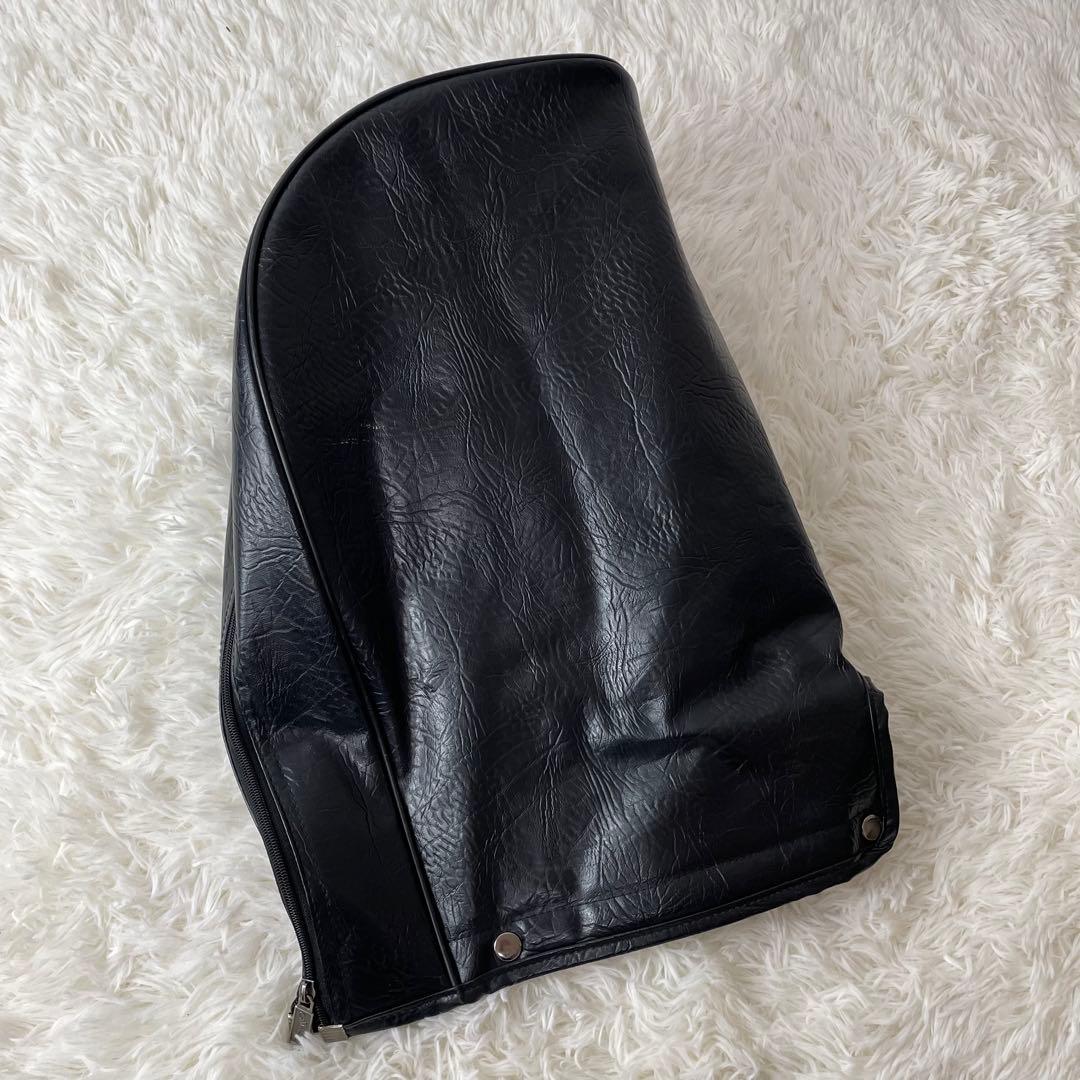 希少モデル✨キャロウェイゴルフ キャディバッグ レザー 大型 黒緑 フード付き