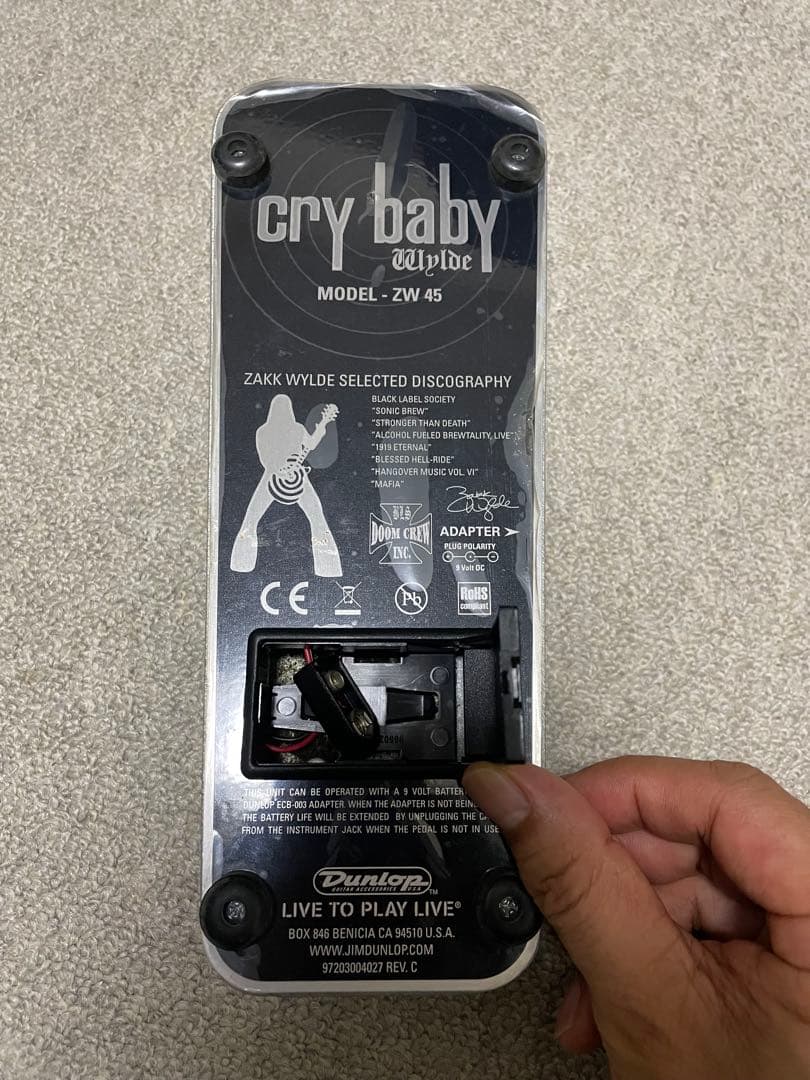 【中古】Jim Dunlop ZW45 Wylde Cry Baby