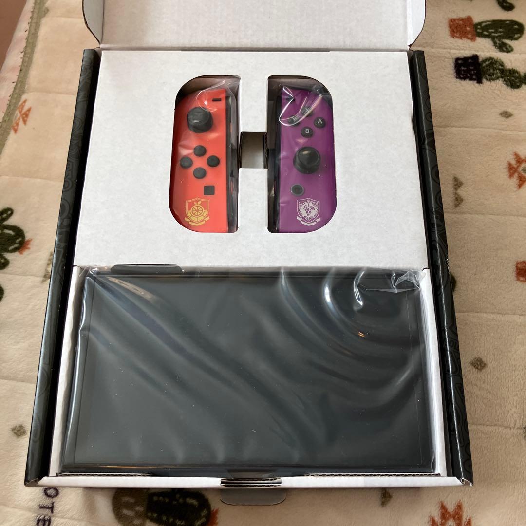 Switch Nintendo Switch 有機ELモデル スカーレット・バ…