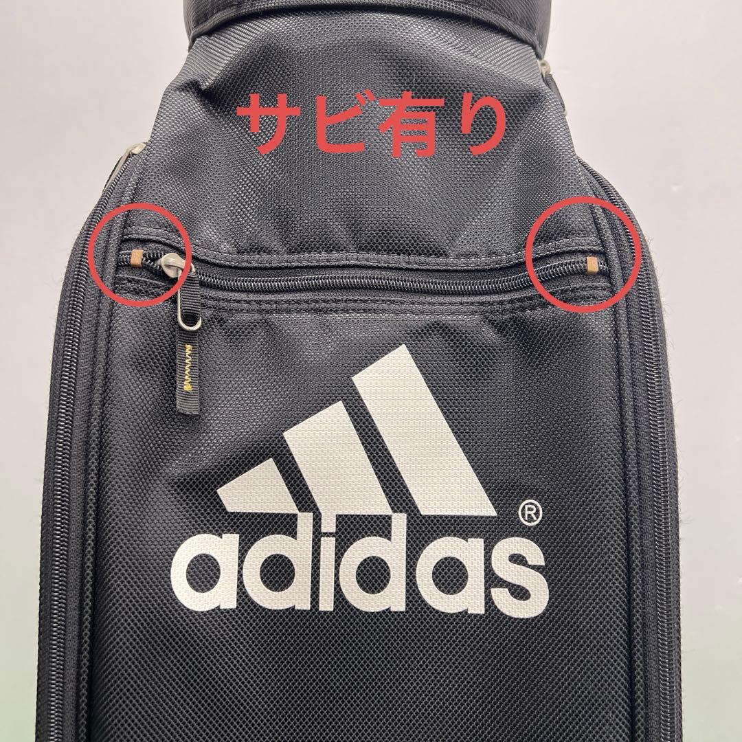 アディダス adidas ゴルフバッグ　9インチ　ブラック　メンズ　中古品