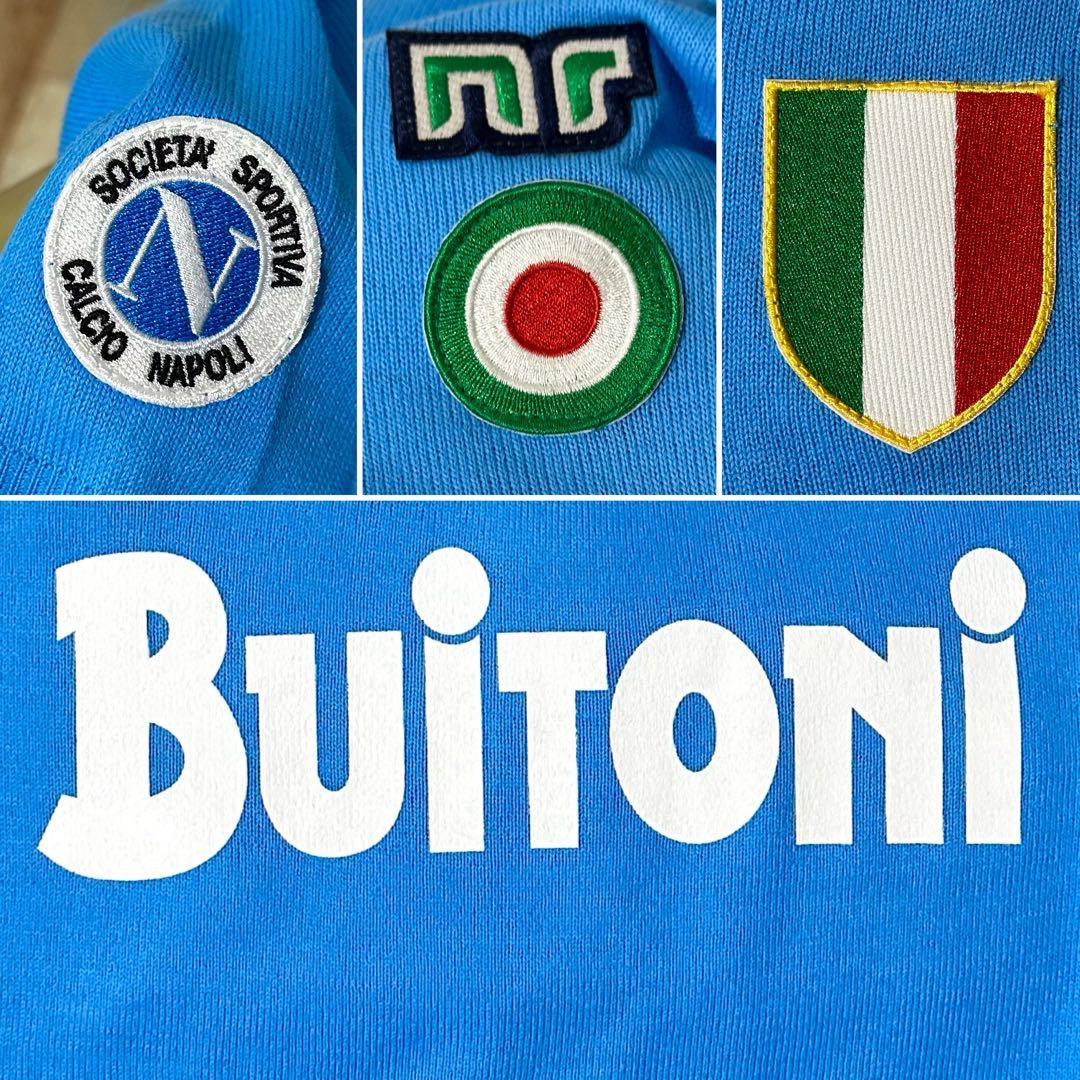 【新品未使用】イタリア製 nr エネーレ ナポリ87/88 一点限りユニフォーム