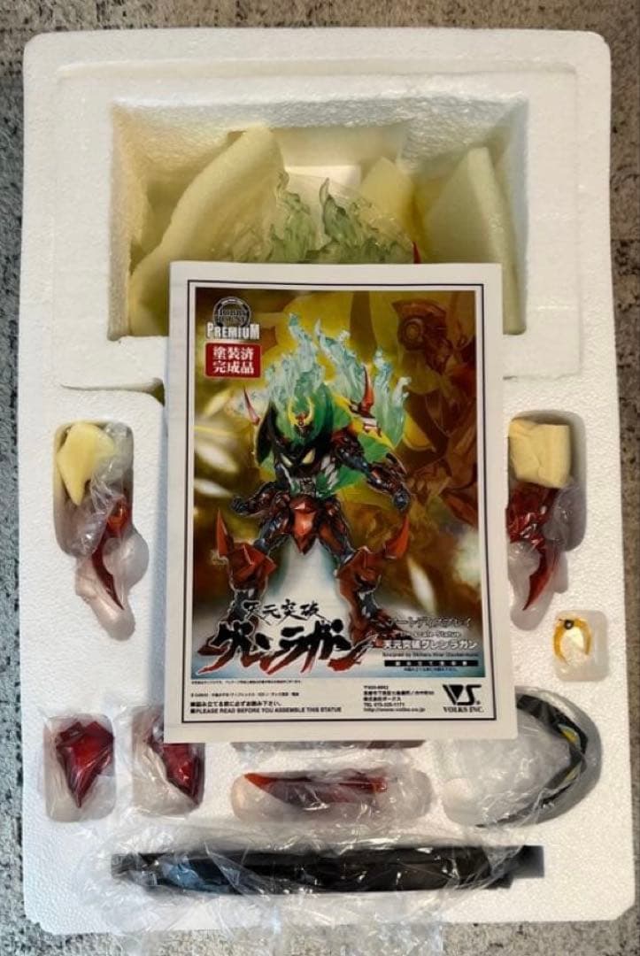 【ボークス】天元突破グレンラガン　アートディスプレイ　塗装済み完成品