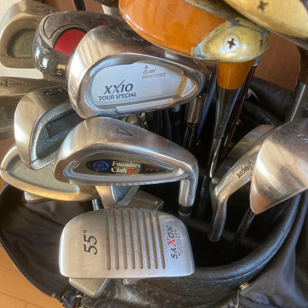 XA GRAND MARCH ゴルフバッグ ブラック　まとめ売り27本　練習用