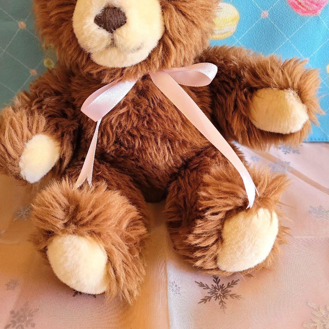 シュタイフ　Molly Teddy（モリーテディ）19678 ブラウン　リボン