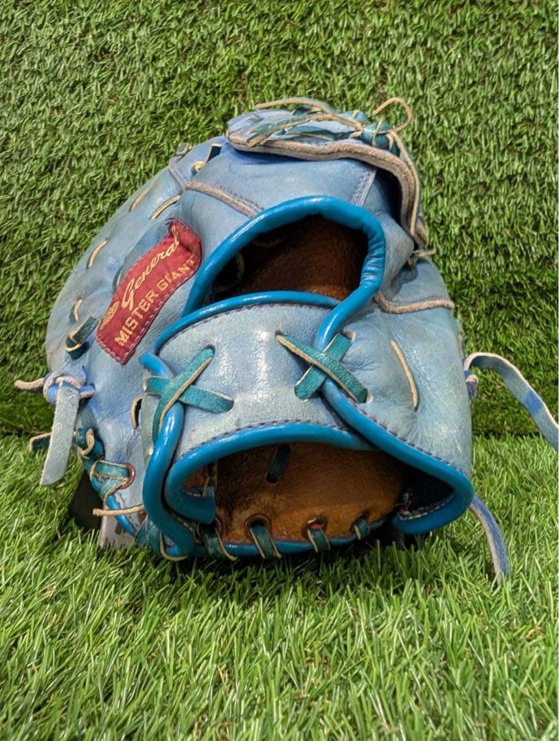 野球ミット　ファーストミット　ゼネラル　ミスタージャイアンツ　王長嶋サイン入り