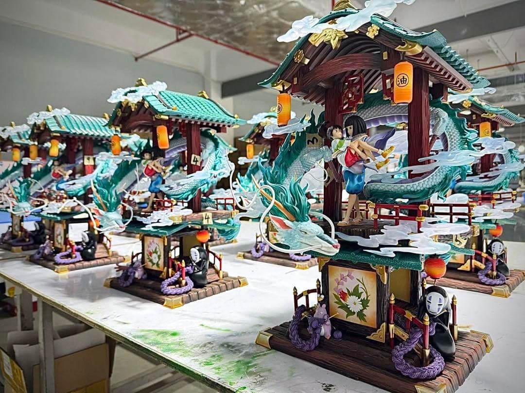 荻野・千尋 & ハク　千と千尋の神隠し　フィギュア　ガレージキット