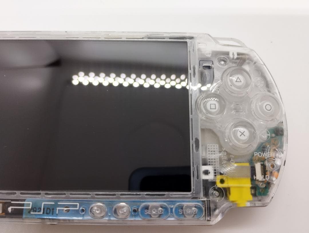 PSP 3000 すぐ遊べるセット【美品・カスタム】スケルトン　オプション追加