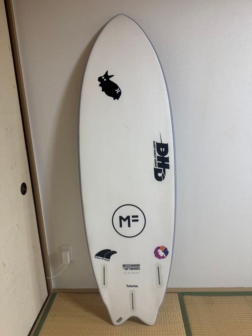 ミックファニング　ソフトボード　DHD TWIN 5’8 手渡し限定　程度美品