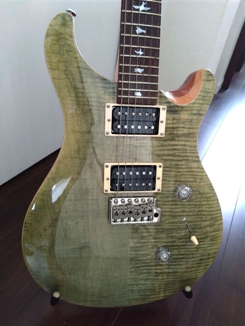 PRS custom24 SE グリーン ソフトケース付き