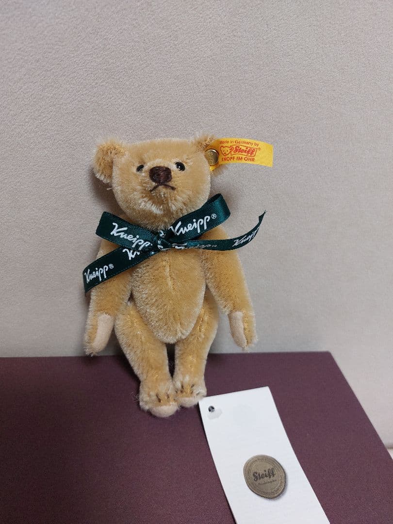 Steiff クナイプオリジナル ミニテディベア (未使用 非売品) 懸賞品
