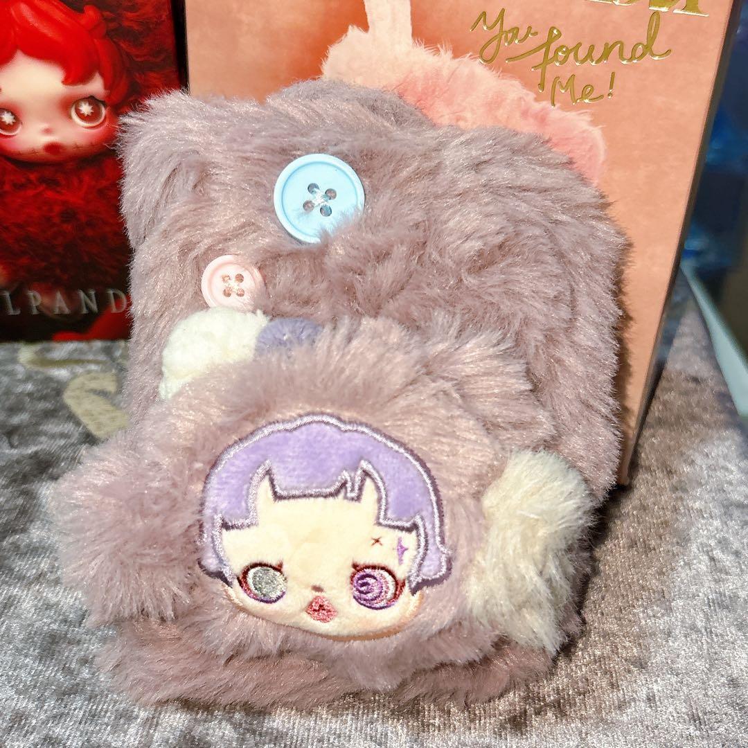 SKULLPANDA You Found Me! ぬいぐるみ 紫 バッグセット