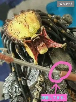 NECA ／AVP スカープレデター【中古•パッケージ無】✨アンマスク版／希少品