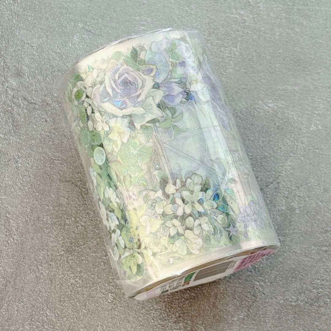 新七天《夏莉花园》海外マスキングテープ　マステ 【2572】