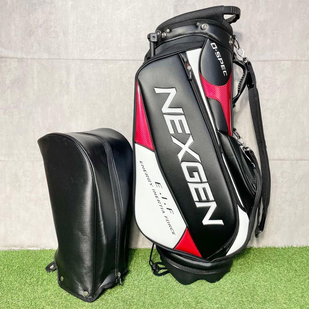 【美品】NEXGEN ネクスジェン キャディバッグ ゴルフバッグ スタンド 軽量