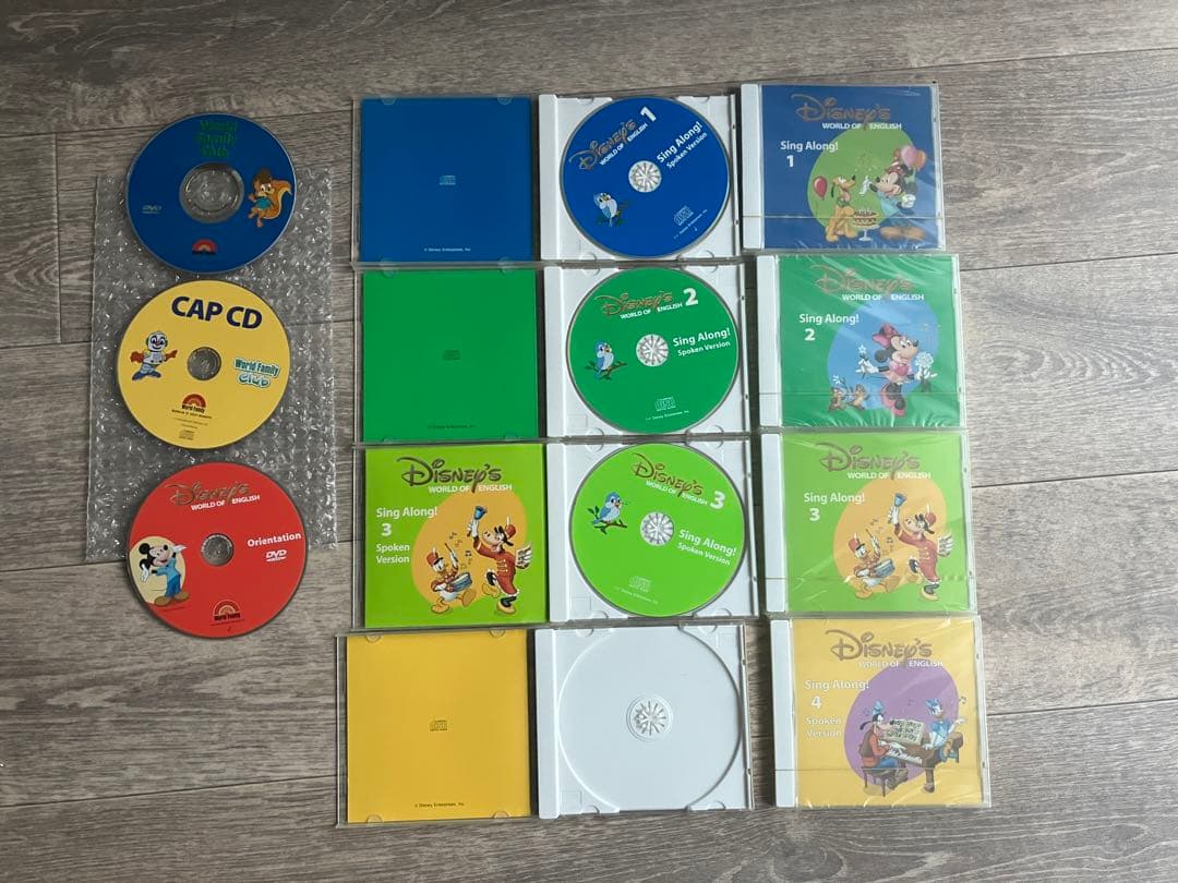 【良品】ディズニー英語システム DWE シングアロング セット CD