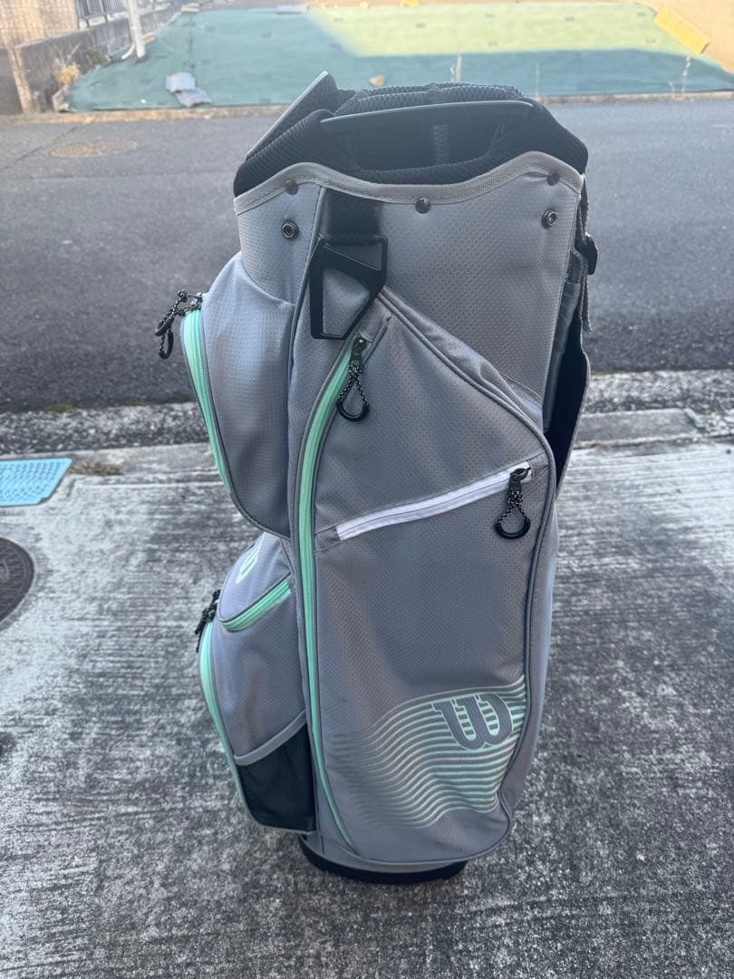 中古 Wilson ウィルソン キャディバッグ 9.5型 14分割 1.6kg