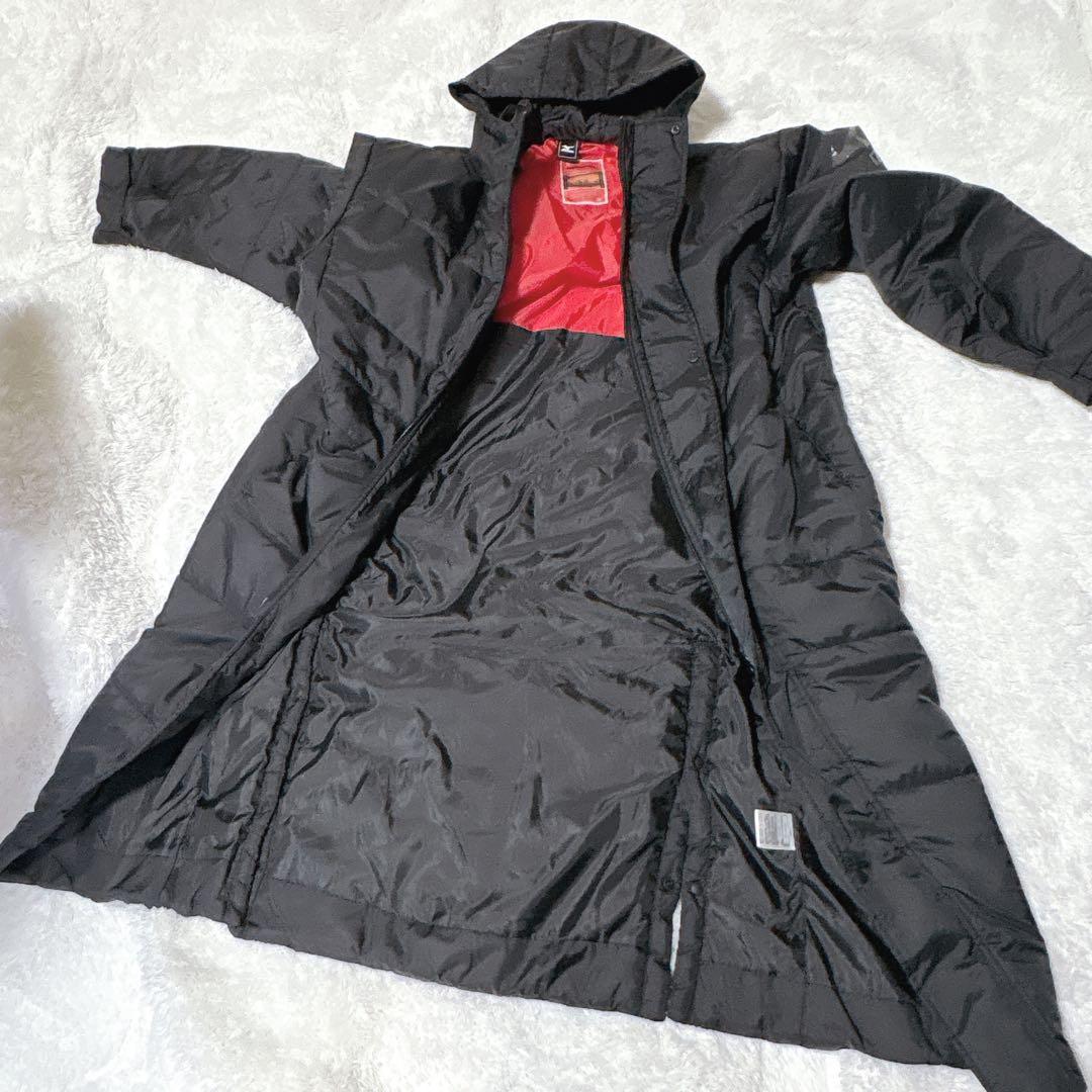 【秋冬】ミズノ ブレスサーモ ベンチコート 中綿ロングコート サッカー XL