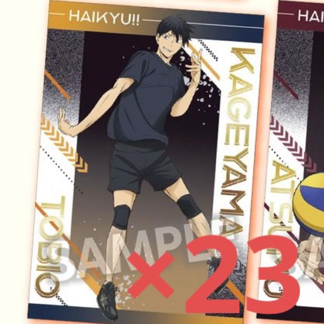 ハイキュー!!　ユース・疑似ユース合宿　影山飛雄　缶バッジ　ポストカード