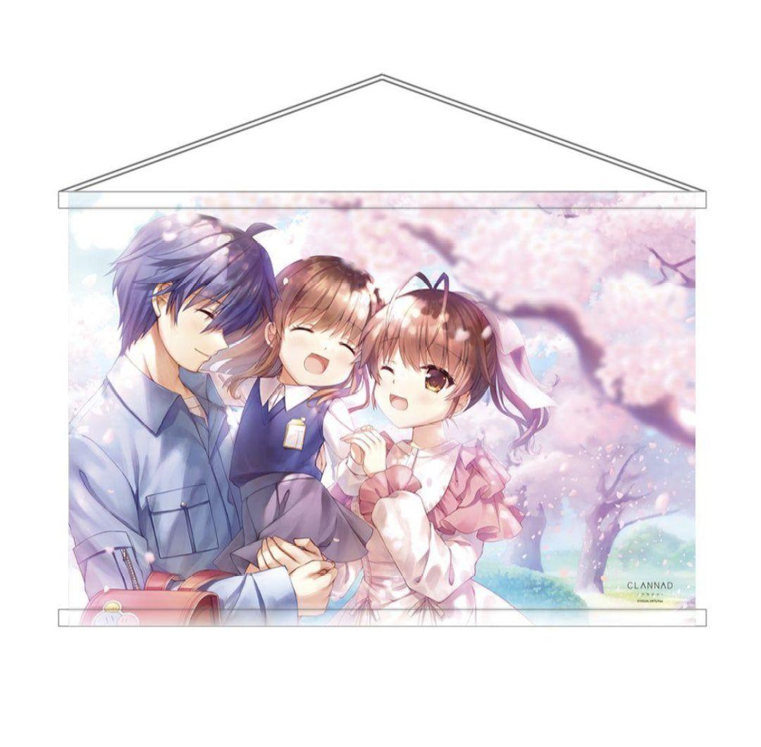 Key25th CLANNAD複製イラスト メモリアル B2タペストリー2つ 他