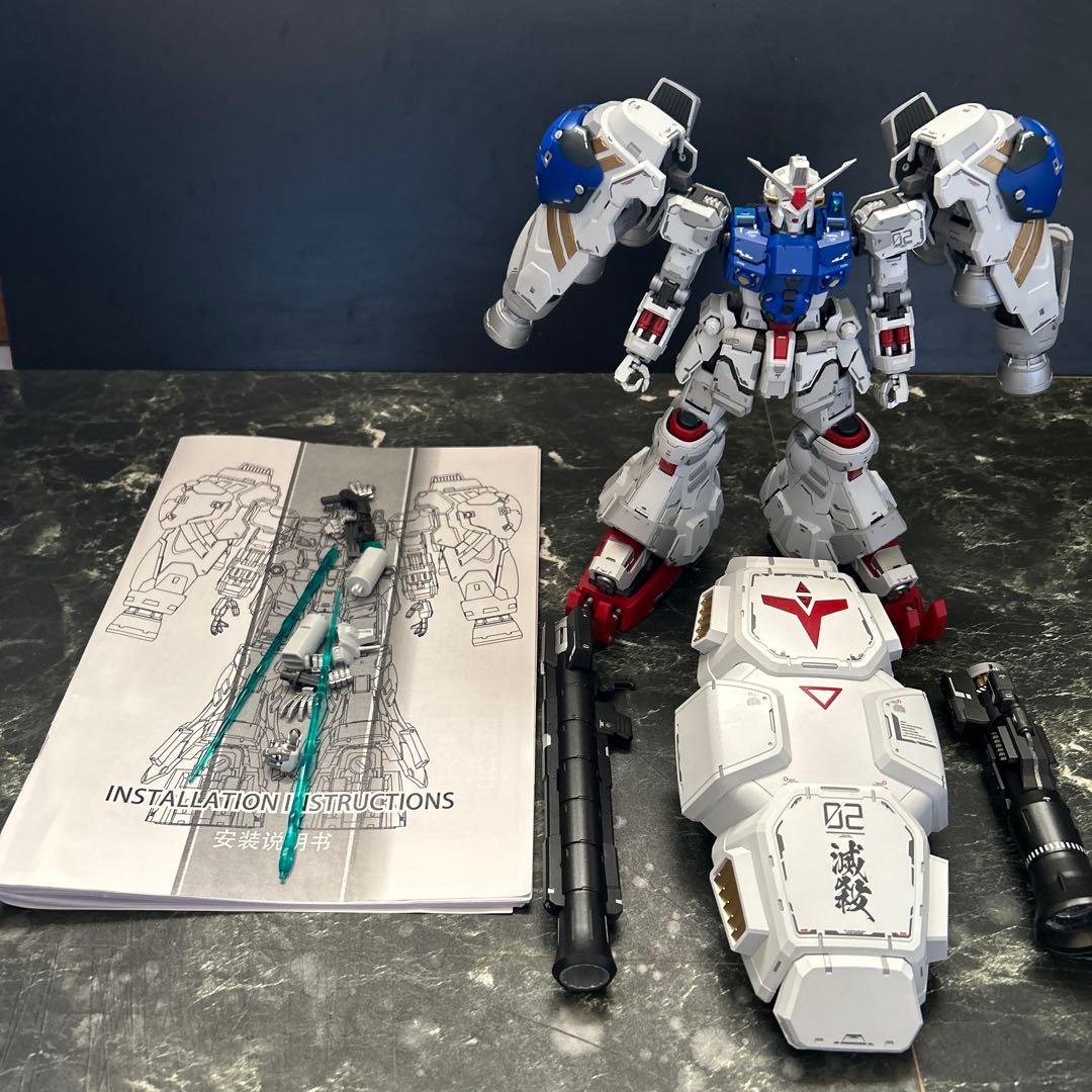 1/100 GP02 ガンダム試作2号機サイサリス　ガンプラ、プラモデル完成品