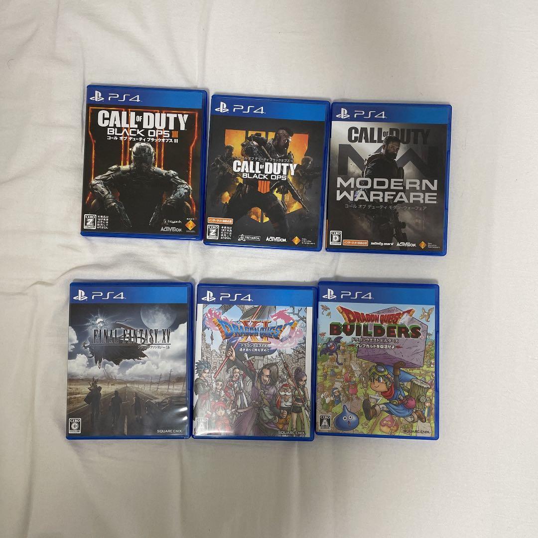 PlayStation 4 本体＋ソフト6本＋コントローラー2つ＋イヤホン