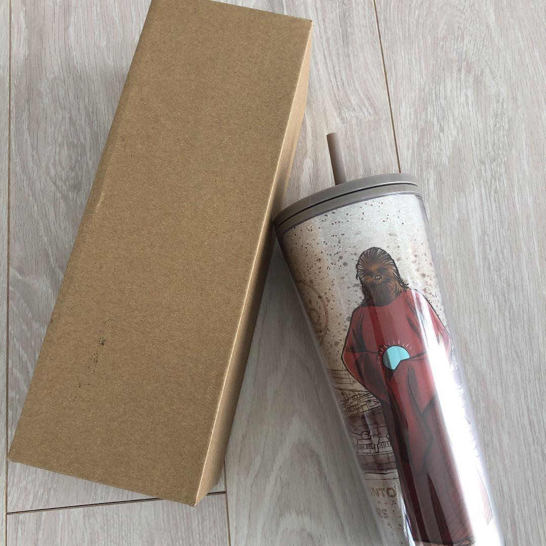 アメリカ購入スターバックス×スターウォーズ未使用タンブラー日本未発売チューバッカ