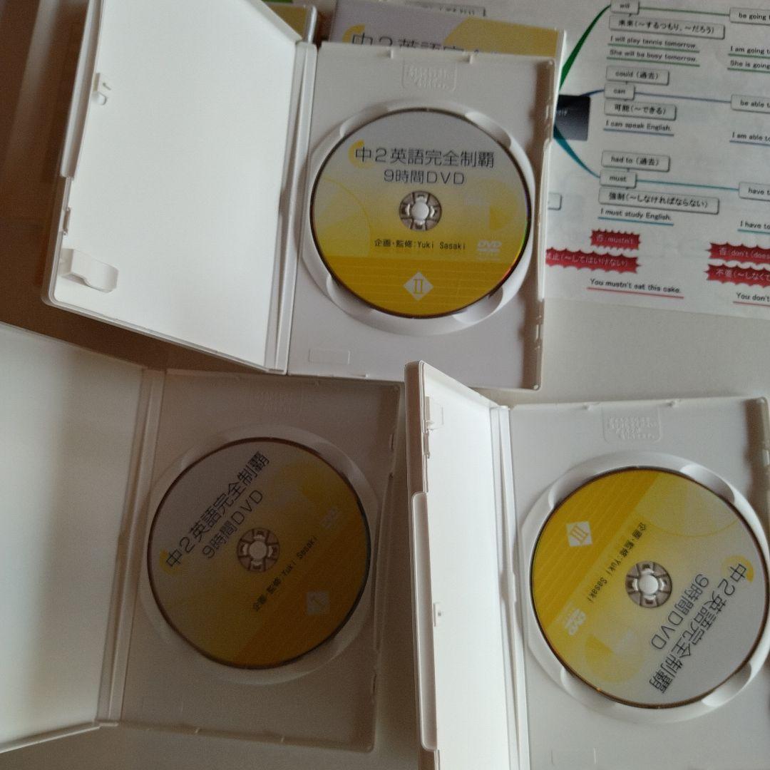 佐々木勇気　中２⭐英語完全制覇　９時間DVD・テキスト　中学２年