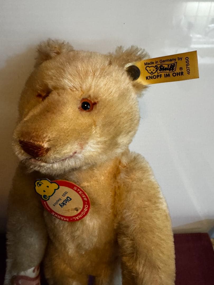 Steiff テディベア Dickyベージュ 約22cm