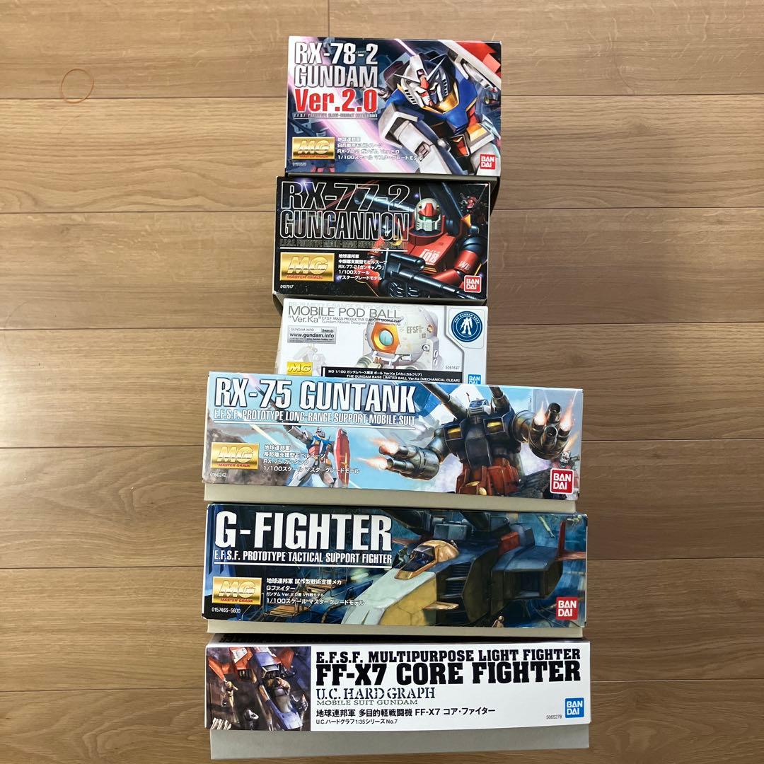 ガンプラセット RX-78-2 GUNDAM Ver. 2.0 他