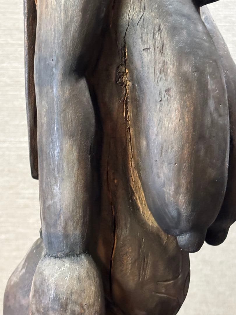 アフリカンアート62cm/人形アンティーク・骨董・レトロ・フィギュア・オブジェ